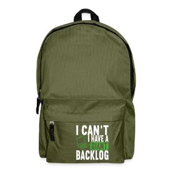 Programmierer Informatiker - Rucksack - Olivgrün - Vorne