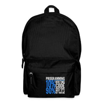 Programmer Computer Scientist - Backpack - black - Front