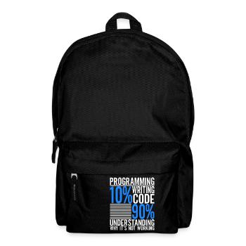 Programmer Computer Scientist - Backpack - black - Front