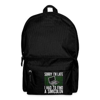 Programmer Computer Scientist - Backpack - black - Front