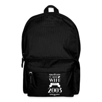 Beste Ehefrau seit 2003 Hochzeitstag - Rucksack - Schwarz - Vorne
