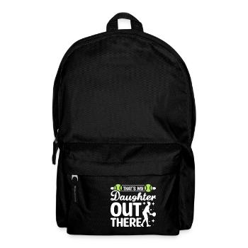 C’est ma fille là-bas tennis - Sac à dos - noir - Devant