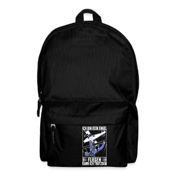 Fallschirmspringer Fallschirmsprung Skydiving - Rucksack - Schwarz - Vorne