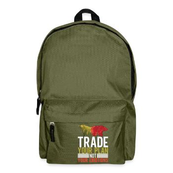 Shares Shareholder Investor - Backpack - olive green - Front