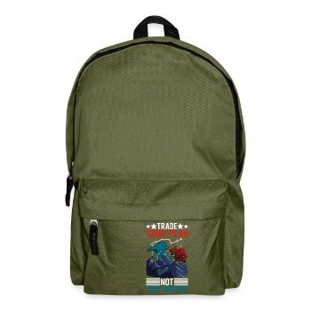 Shares Shareholder Investor - Backpack - olive green - Front