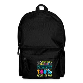 Mon professeur de chimie a survécu 100 jours de moi - Sac à dos - noir - Devant