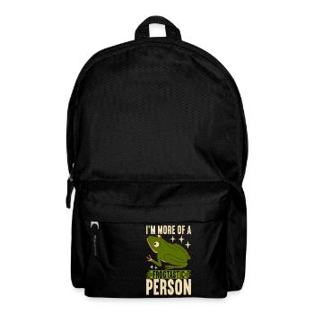Frog Amphibians Frogs - Backpack - black - Front