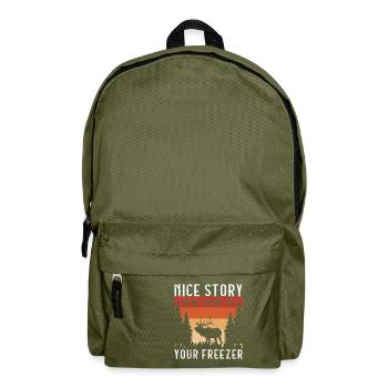 Hunting Hunter Hunting Deer - Backpack - olive green - Front