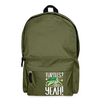 Turtle Turtle Aquatic turtle - Backpack - olive green - Front