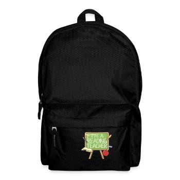Teacher Reading Teacher - Backpack - black - Front