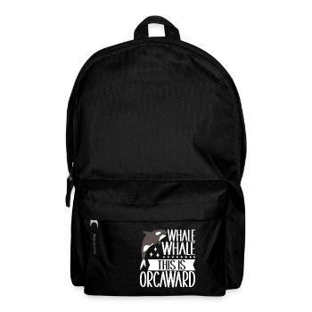 Whale Whale Watching Orca - Backpack - black - Front