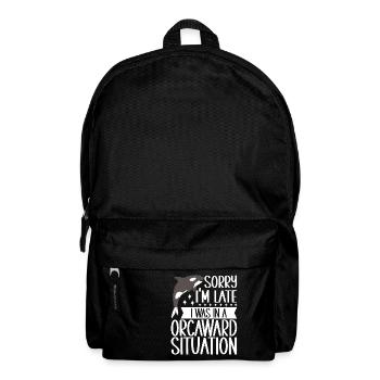 Whale Whale Watching Orca - Backpack - black - Front