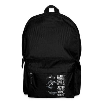 Observateurs de baleines - Sac à dos - noir - Devant