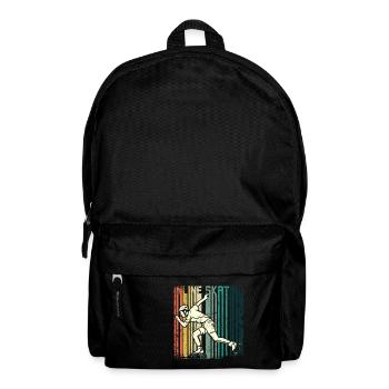 Retro Vintage rollerblade inline skating - Rucksack - Schwarz - Vorne