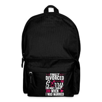 Divorce Divorced - Backpack - black - Front