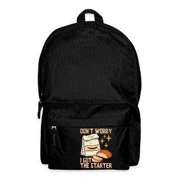 Bäcker Bäckerei Backen - Rucksack - Schwarz - Vorne