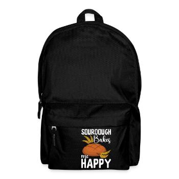 Bäcker Bäckerei Backen - Rucksack - Schwarz - Vorne