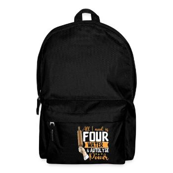 Bäcker Bäckerei Backen - Rucksack - Schwarz - Vorne