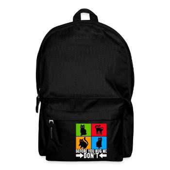 Cats Misanthrope Sarcasm - Backpack - black - Front