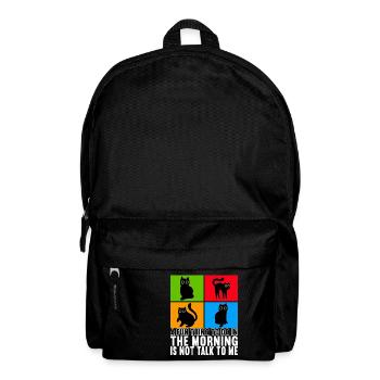 Cats Misanthrope Sarcasm - Backpack - black - Front