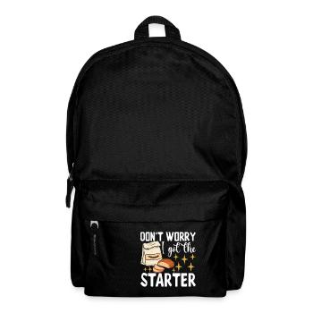 Bäcker Bäckerei Backen - Rucksack - Schwarz - Vorne