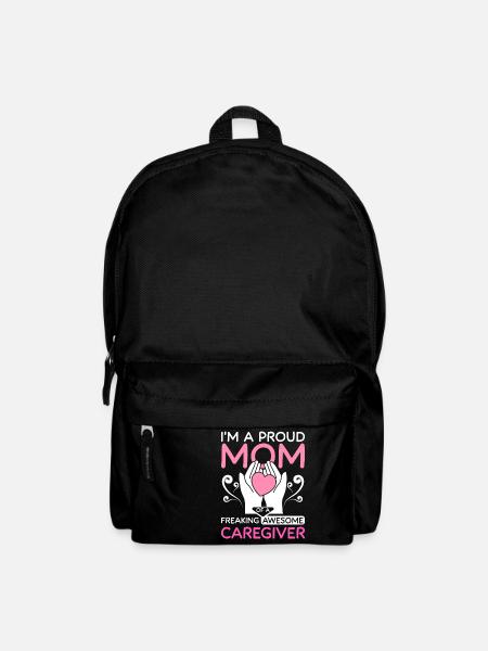Mutter einer verdammt großartigen Pflegekraft - Rucksack - Schwarz