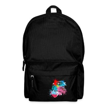 Splash Art Surikate Meerkats - Backpack - black - Front