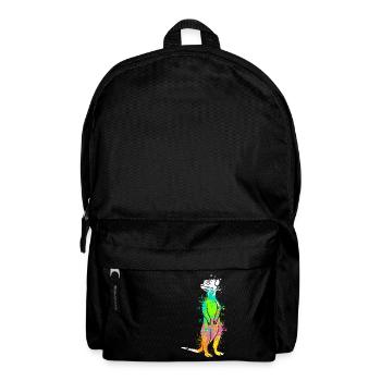 Splash Art Surikate Meerkats - Backpack - black - Front