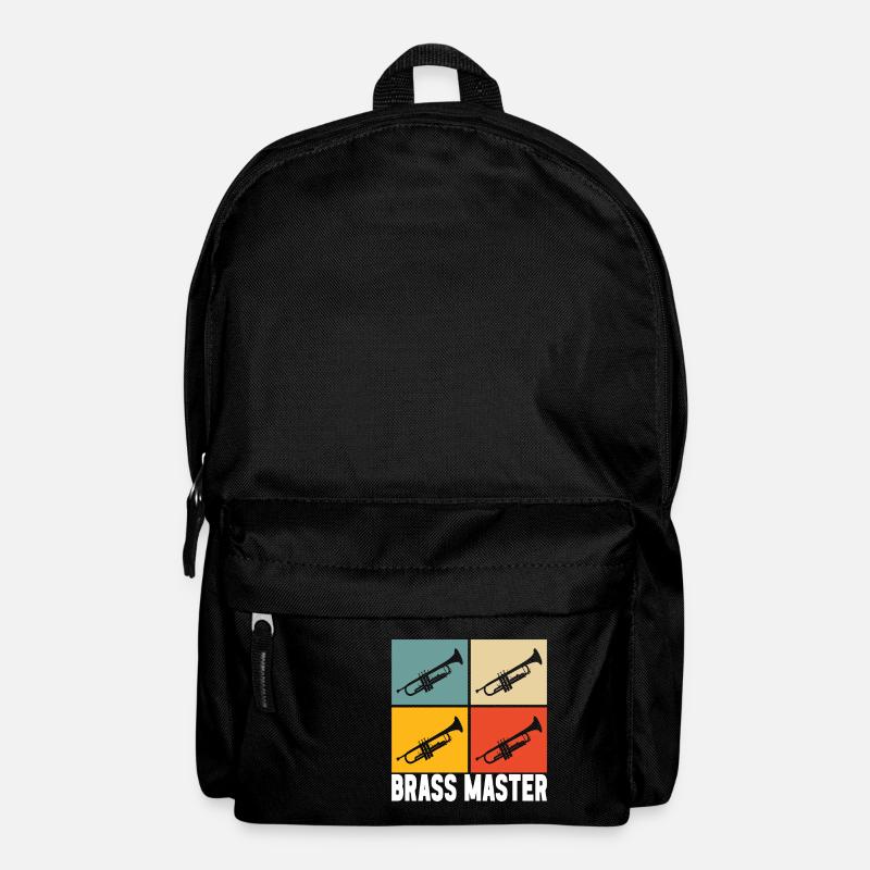 Trompete Trompetenspieler - Rucksack - Schwarz