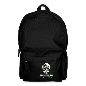 Sarcastic Laziness Of Humorous Squads Quote - Backpack - black - Front
