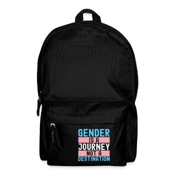 Transgender Trans LGBTQ - Backpack - black - Front