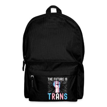 Transgender Trans LGBTQ - Rucksack - Schwarz - Vorne