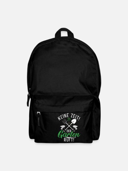 Keine Zeit! Der Garten ruft Design - Rucksack - Schwarz