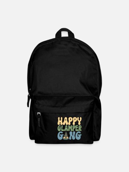 Glamping Glamper - Rucksack - Schwarz