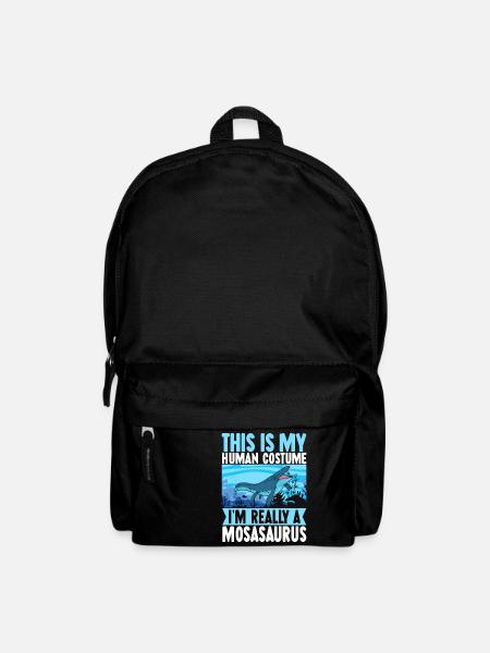 Mosasaurus Dinosaurier - Rucksack - Schwarz