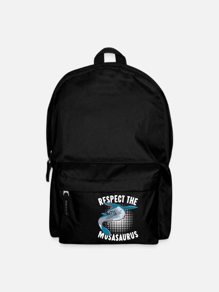 Mosasaurus Dinosaurier - Rucksack - Schwarz