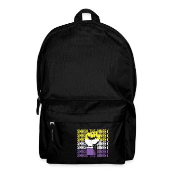 Non Binary Pride Genderqueer - Rucksack - Schwarz - Vorne