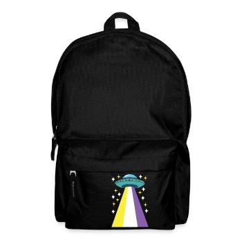 Non Binary Pride Genderqueer - Rucksack - Schwarz - Vorne
