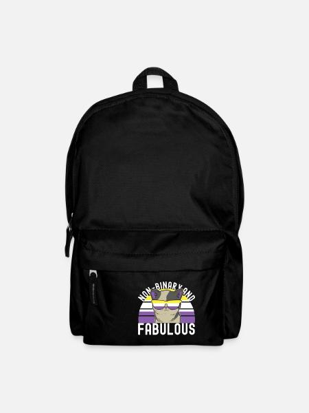 Non Binary Pride Genderqueer - Rucksack - Schwarz