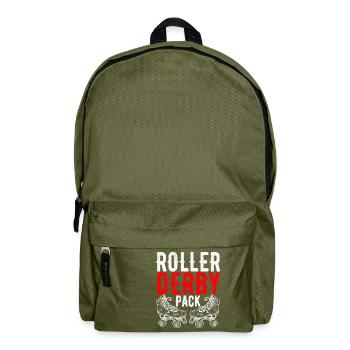Roller derby - Backpack - olive green - Front