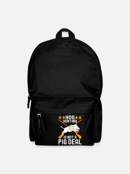 Jäger Wildschwein Jagen - Rucksack - Schwarz