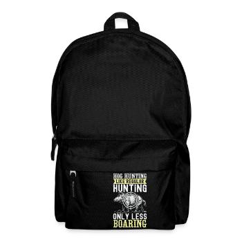 Chasseurs Chasse au sanglier - Sac à dos - noir - Devant