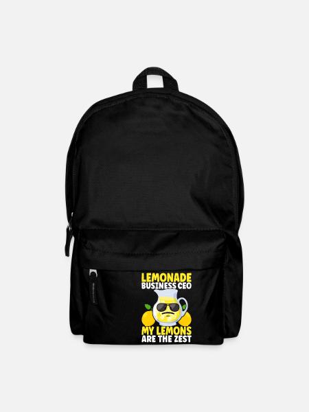 Limonade Limonadenstand - Rucksack - Schwarz