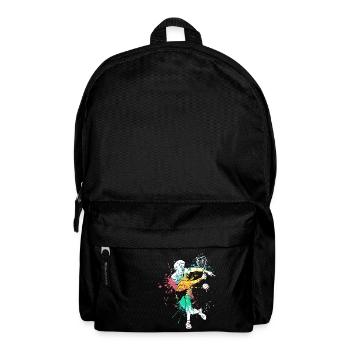 Splash art Squash sports for Squash player - Backpack - black - Front