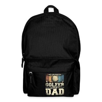 Mon golfeur préféré m’appelle papa golfeur pères - Sac à dos - noir - Devant