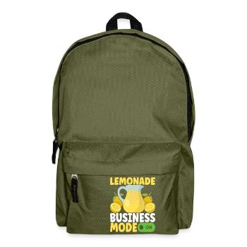 Lemonade Lemonade stand - Backpack - olive green - Front