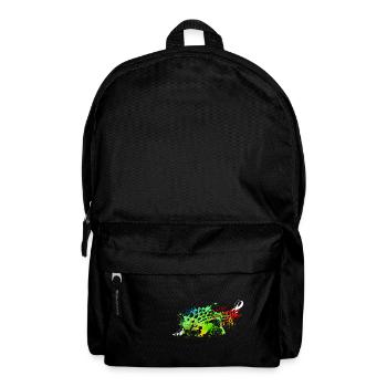 Splash art Dinosaur Ankylosaurus - Backpack - black - Front