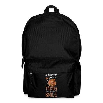 Teddy Bear Cute Cuddly - Backpack - black - Front