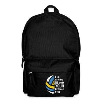 I'll always be your biggest fan water polo - Rucksack - Schwarz - Vorne