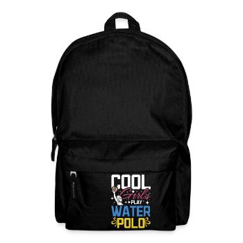 Cool girls play water polo - Backpack - black - Front